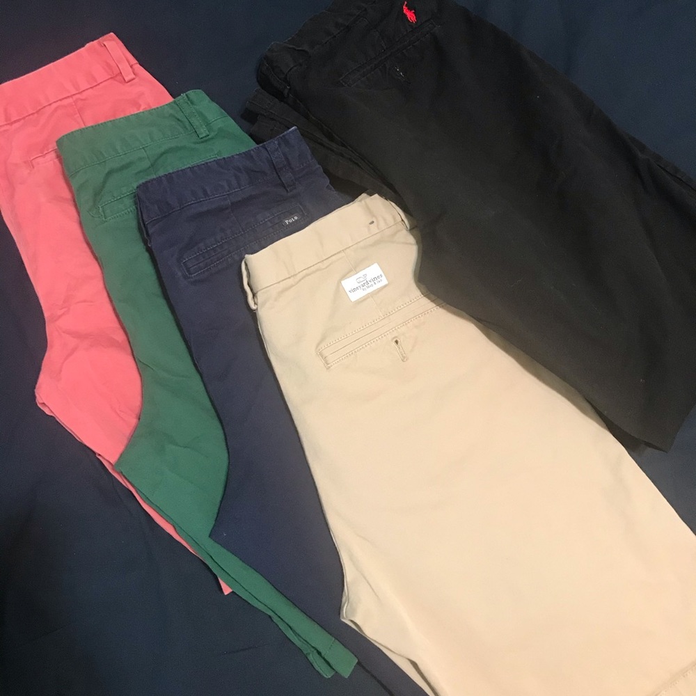 Boys polo and vineyard vine shorts and pants